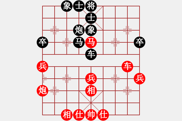 象棋棋譜圖片：孫國(guó)平     先負(fù) 劉春       - 步數(shù)：40 