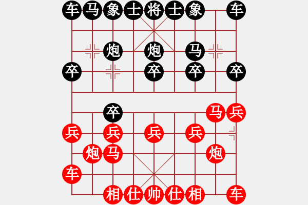 象棋棋譜圖片：無(wú)敵臺(tái)風(fēng)(風(fēng)魔)-勝-商業(yè)庫(kù)匯總(北斗) - 步數(shù)：10 