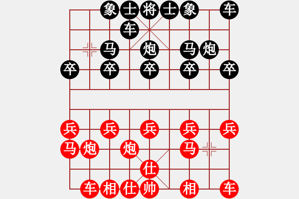 象棋棋譜圖片：簡單的快樂[444977019] -VS- 橫才俊儒[292832991] - 步數(shù)：10 