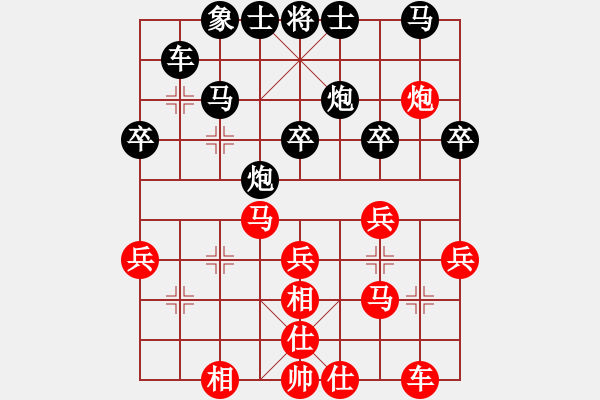 象棋棋譜圖片：后負(fù)紅葉（1-2 五分鐘） - 步數(shù)：30 