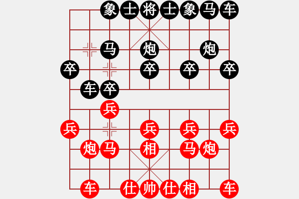 象棋棋譜圖片：一心下棋(日帥)-勝-黃埔嫡系韓(9段) - 步數(shù)：10 