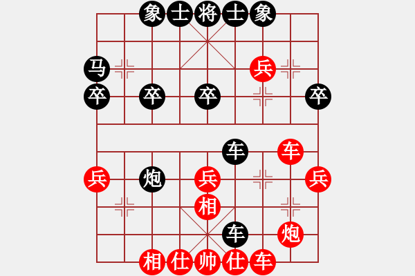 象棋棋谱图片：20190207 后胜真刚权 起马转仕角炮对挺卒 - 步数：30 