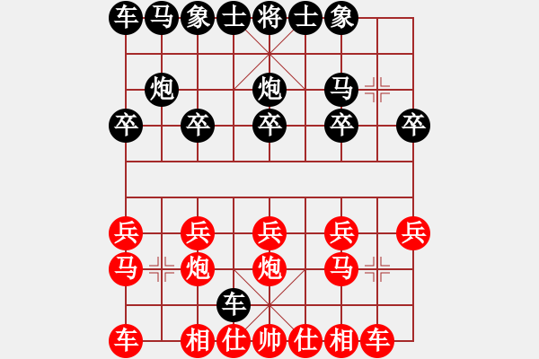 象棋棋譜圖片：熱血_學(xué)徒[紅] -VS- 熱血盟●溫柔一刀[黑][2] - 步數(shù)：10 