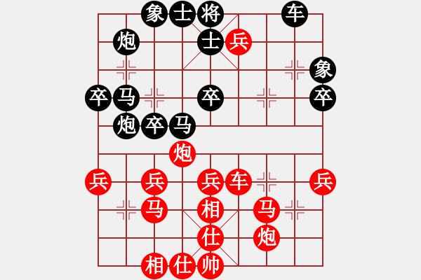 象棋棋譜圖片：索飛(6段)-勝-小小小霸王(5段) - 步數(shù)：40 