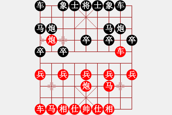 象棋棋譜圖片：帥哥下棋(2段)-負(fù)-正豐(1段) - 步數(shù)：10 