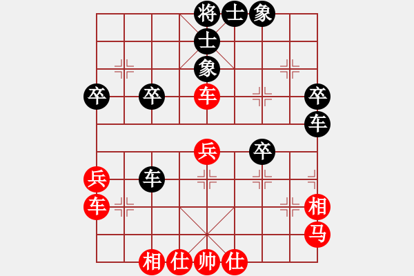 象棋棋譜圖片：飛飛哥02紅和葬心〖順炮緩開車局〗 - 步數(shù)：40 