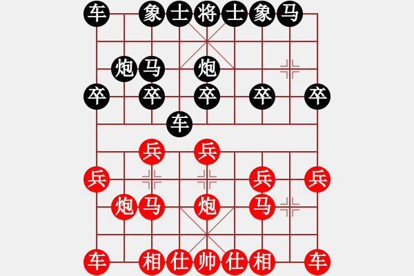 象棋棋譜圖片：[13級]浩軒爺 先勝 [12級]張國防 - 步數(shù)：10 