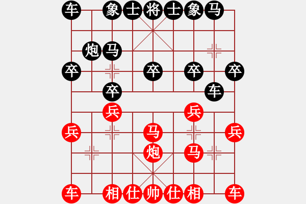 象棋棋譜圖片：[13級]浩軒爺 先勝 [12級]張國防 - 步數(shù)：20 