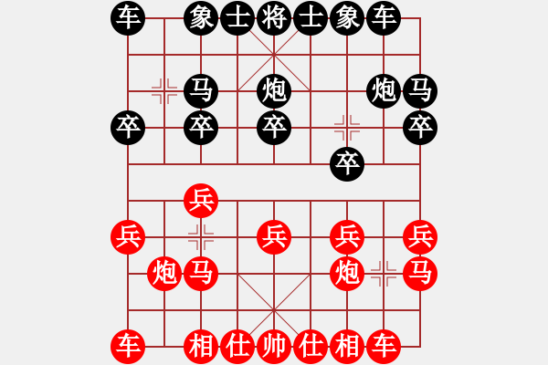 象棋棋譜圖片：中國(guó)棋院杭州分院 樓婉倩 勝 福建省象棋協(xié)會(huì) 黃彥涵 - 步數(shù)：10 