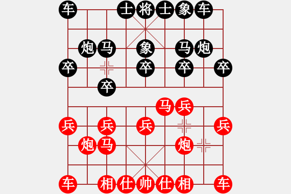 象棋棋譜圖片：樂 在 棋 中[1617644839] -VS- 小箭[279488525] - 步數(shù)：10 