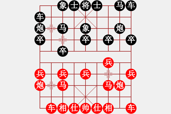 象棋棋谱图片：姜毅之 先和 柳天 - 步数：10 