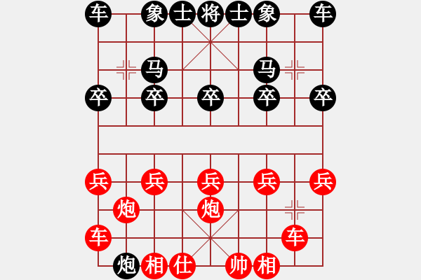 象棋棋譜圖片：單鐵滑車:動彈不得 - 步數(shù)：10 