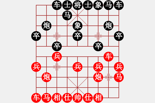 象棋棋谱图片：8-8 河北 王子涵 先和 山东 李越川 - 步数：10 
