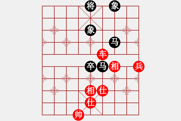 象棋棋谱图片：南方队 赵鑫鑫 胜 北方队 汪洋 - 步数：110 