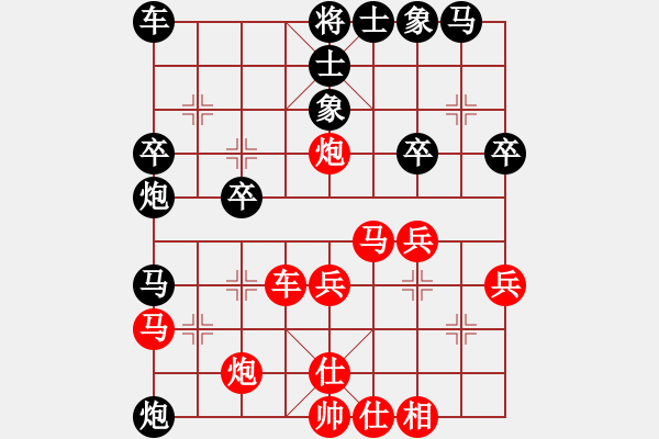 象棋棋譜圖片：029--29--05--8---賈若愚---馬7退8 車六進(jìn)五---馬2進(jìn)1 炮七退一 2 - 步數(shù)：30 