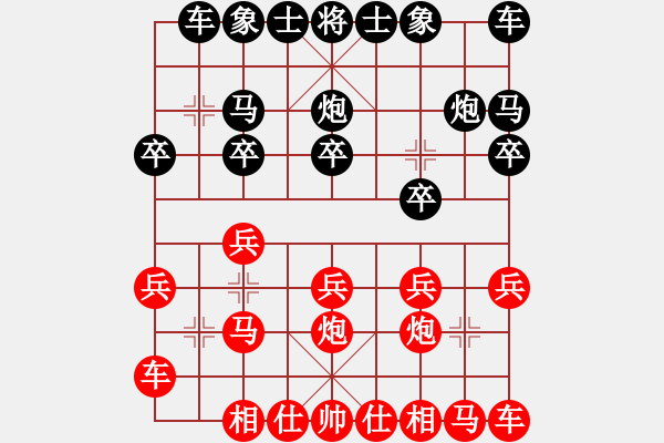 象棋棋譜圖片：永濟(jì)中條山 勝 紫薇花對紫微郎 - 步數(shù)：10 