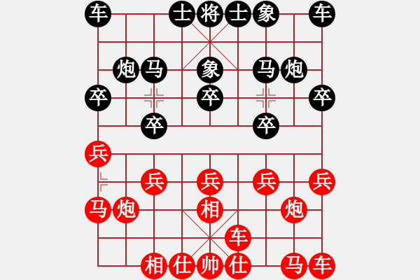 象棋棋譜圖片：棋天之劍(無上)-負-義不容情(人王) - 步數(shù)：10 