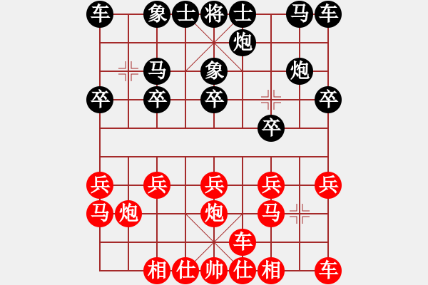 象棋棋譜圖片：堂哥(1舵)-勝-我肯定會贏(2舵) - 步數(shù)：10 