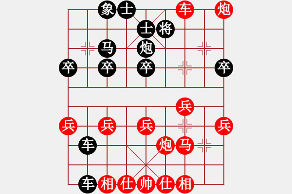 象棋棋譜圖片：順炮直車左炮巡河破橫車010 - 步數：0 