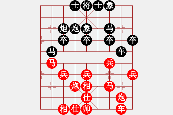 象棋棋譜圖片：峰哥測評 - 步數(shù)：30 