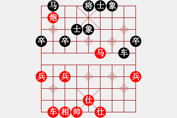 象棋棋譜圖片：臭棋嫡系メ猛男[1532101552] -VS- 棋癡[815466730] - 步數(shù)：40 