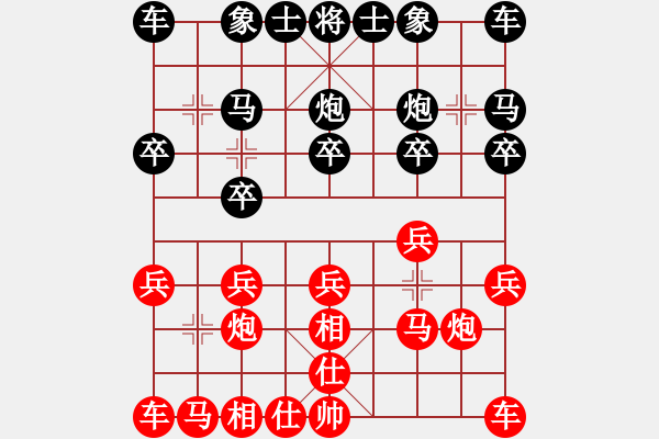 象棋棋譜圖片：A組3輪3臺(tái) - 文禮山 VS 周世傑 - 步數(shù)：10 