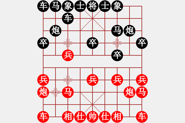 象棋棋譜圖片：f599 shyf - 步數(shù)：10 