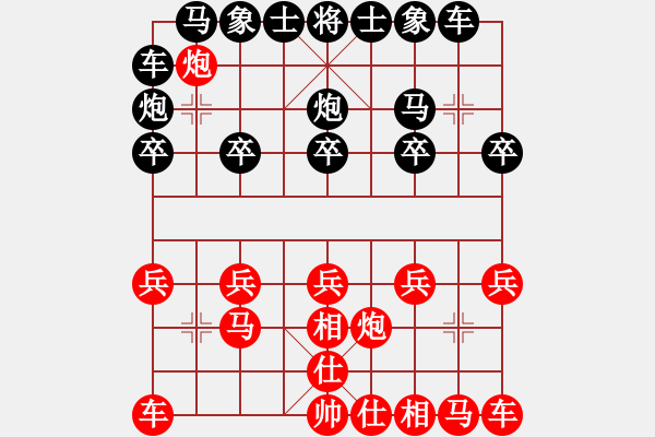 象棋棋譜圖片：cidvcx(3段)-勝-粱山黎明(5段) - 步數(shù)：10 