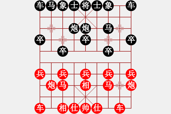 象棋棋譜圖片：☆象聯(lián)☆東邪[紅] -VS- 5219993[黑] - 步數(shù)：10 