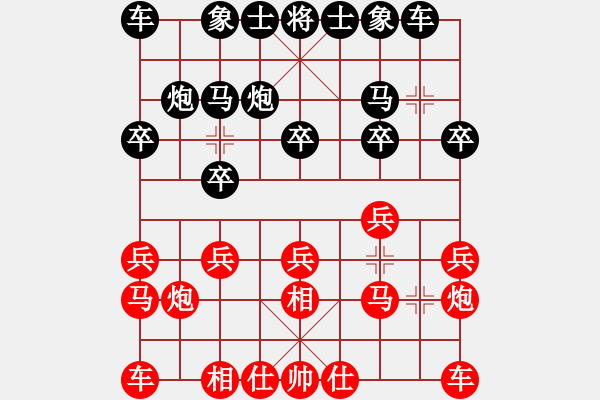 象棋棋譜圖片：大師群-樺VS大師群往事如夢(mèng)(2012-11-24) - 步數(shù)：10 