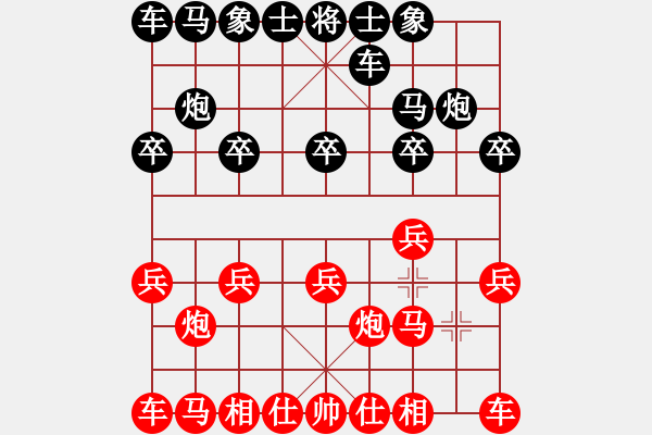 象棋棋譜圖片：1 - 步數(shù)：6 