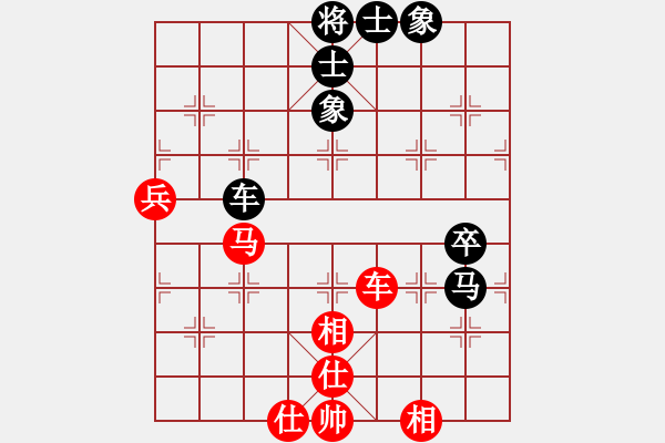 象棋棋譜圖片：星月無名士(無極)-和-天驕妖嬈(無極) - 步數(shù)：100 