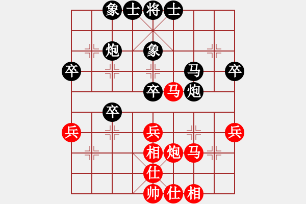 象棋棋譜圖片：151030 第5輪 第17臺(tái) 黃立添（甲） 和 林德盛（霹） - 步數(shù)：40 