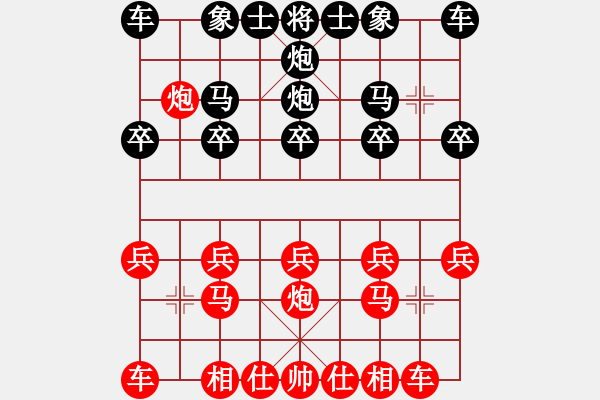 象棋棋譜圖片：手工畫(huà)[3332754821] -VS- qw[-] - 步數(shù)：10 