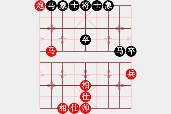 象棋棋譜圖片：義結(jié)金蘭(風魔)-和-棋雙虎(9星) - 步數(shù)：60 