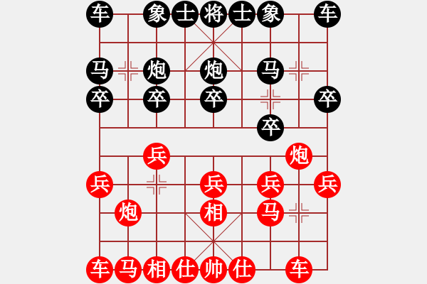 象棋棋譜圖片：張強(qiáng) 先勝 程龍 - 步數(shù)：10 