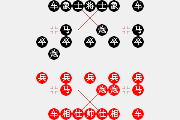 象棋棋譜圖片：韋一笑[851561831] -VS- 芳棋(純?nèi)讼缕澹893812128] - 步數(shù)：10 