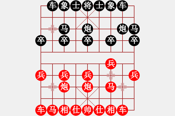 象棋棋譜圖片：雷欣笛[842706128] -VS- 平淡隨心所欲[632657718] - 步數(shù)：10 