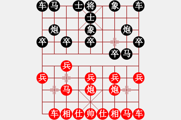 象棋棋譜圖片：第103局 火車頭楊德琪 紅先勝 北京臧如意 - 步數(shù)：10 