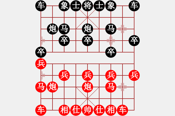 象棋棋譜圖片：常規(guī)擂臺(tái)賽；棋樂無從先負(fù)心里的平衡 - 步數(shù)：10 