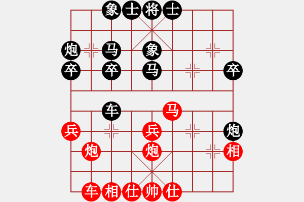 象棋棋譜圖片：祺楠先勝梓溢20190303 - 步數(shù)：30 