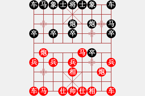 象棋棋譜圖片：火一斤[2413810439] -VS- 風(fēng)中百合[1076002090] - 步數(shù)：10 