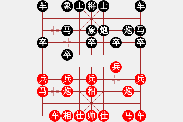 象棋棋譜圖片：四川省 朱乃衡 負(fù) 北京市 于卅 - 步數(shù)：10 