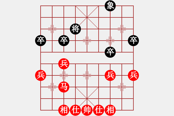 象棋棋譜圖片：中炮過河車對(duì)屏風(fēng)馬平炮兌駒黑駒8進(jìn)5裂招變例其中黑直接吃紅升炮打變化精妙紅勝（二）象3進(jìn)5也是輸 - 步數(shù)：64 