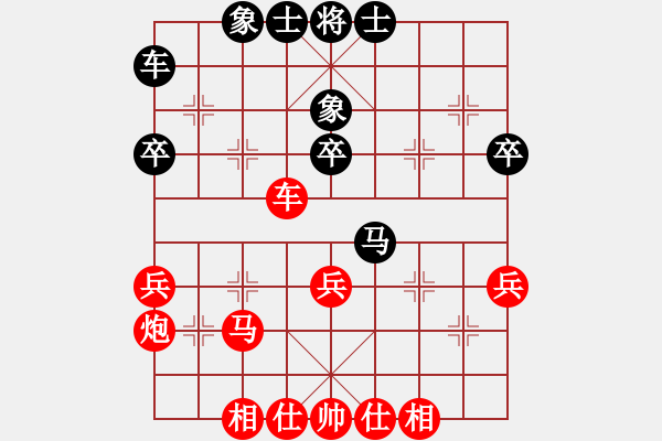 象棋棋譜圖片：山西實(shí)名聯(lián)盟 許志強(qiáng) 先勝 peiwei_ty - 步數(shù)：40 