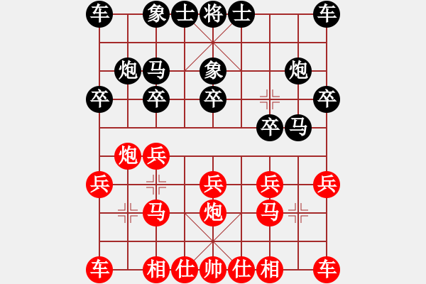 象棋棋譜圖片：趙慶閣     先負(fù) 于幼華     - 步數(shù)：10 