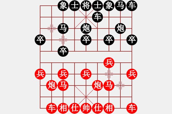 象棋棋譜圖片：樂在棋中[40185181] -VS- 橫才俊儒[292832991] - 步數(shù)：10 