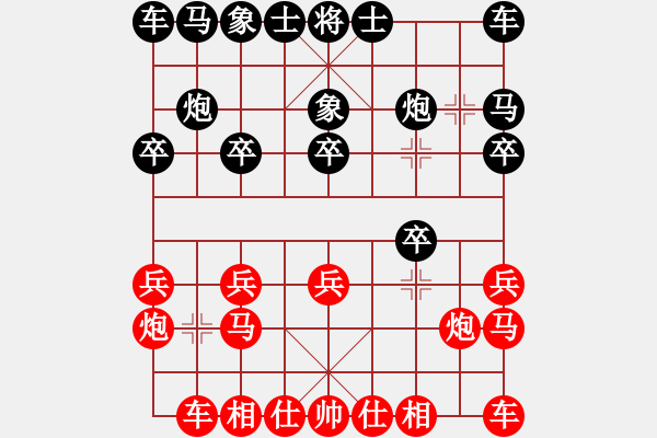 象棋棋譜圖片：弱點(diǎn)(5段)-負(fù)-云飛揚(yáng)(2段) - 步數(shù)：10 