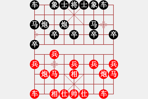 象棋棋譜圖片：何文哲 先勝 曹鴻均 - 步數(shù)：10 