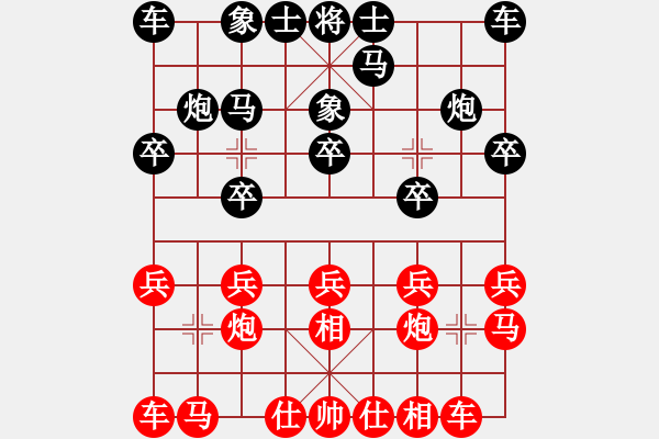 象棋棋譜圖片：象棋愛好者 VS 云棋士 - 步數(shù)：10 